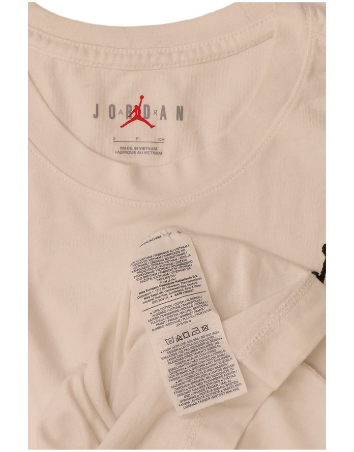 Мужская футболка Jordan Top, маленький белый хлопок