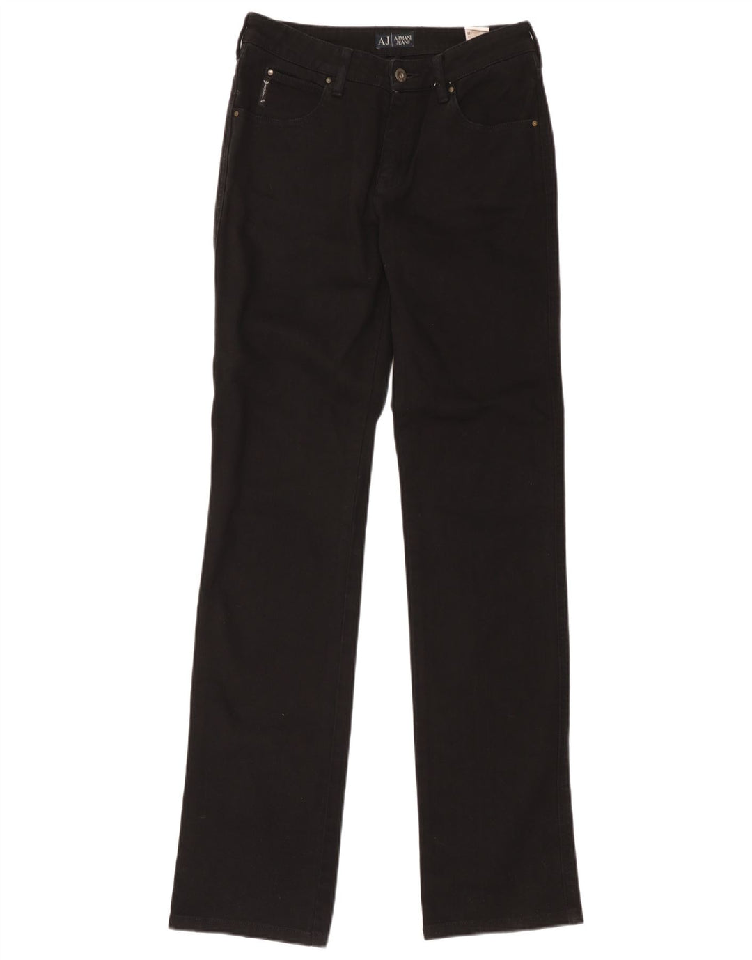 Женские прямые джинсы Armani W29 L33, черный хлопок