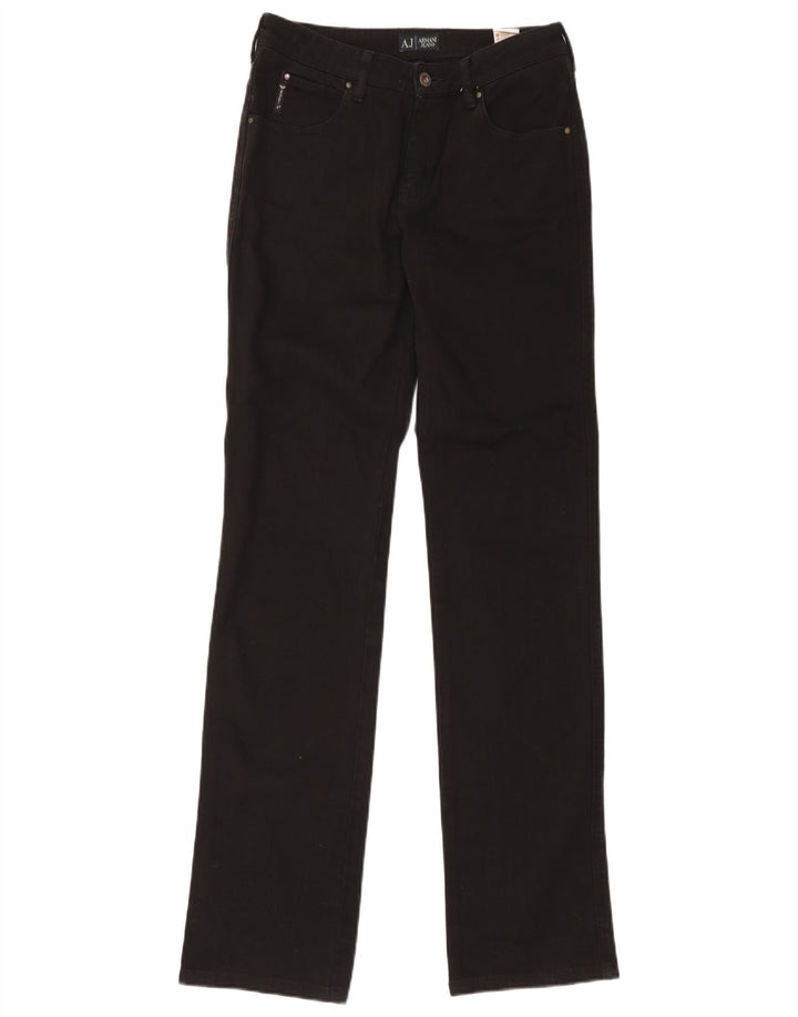 Женские прямые джинсы Armani W29 L33, черный хлопок