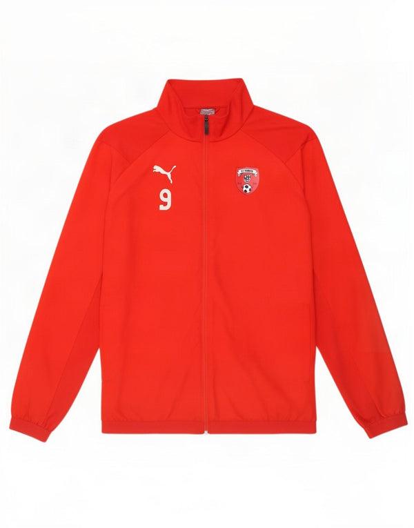 Мужская спортивная куртка Puma FC Hurth с графическим рисунком XL, красный полиэстер