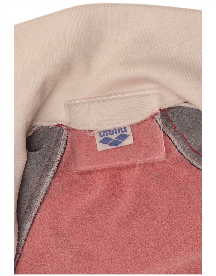 Мужской спортивный костюм Arena с графическим рисунком, верхняя куртка, средний красный, полиамид с цветными блоками