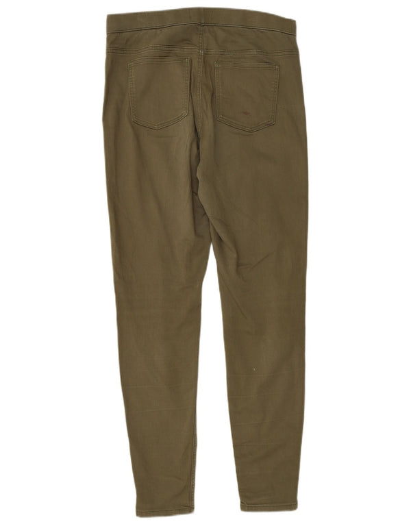 Женские джинсы джеггинсы Marks & Spencer UK 14, большие W32 L30, хлопок цвета хаки