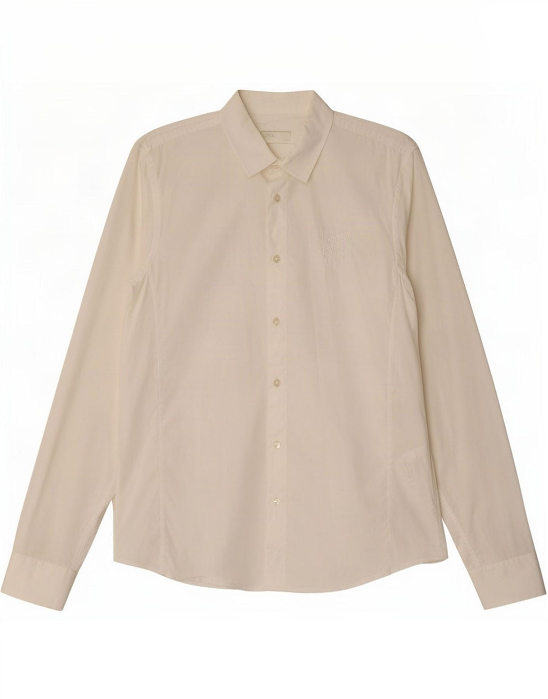 Versace Мужская рубашка IT 50 Medium White Хлопок