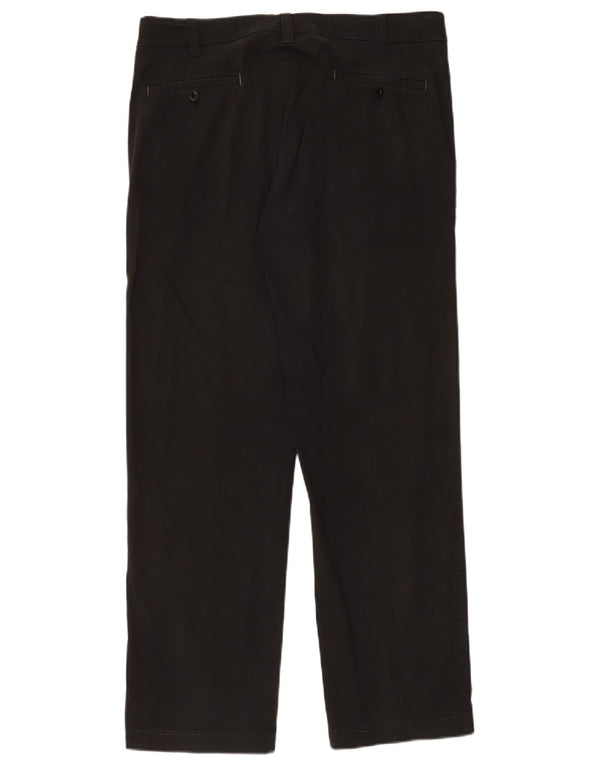 Черво Мужские прямые брюки чинос IT 52 XL W34 L30 Черный хлопок