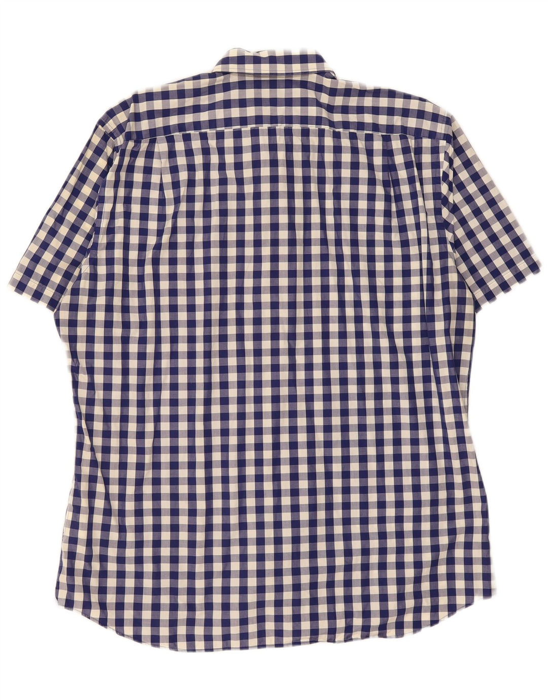 Мужская приталенная рубашка Tommy Hilfiger, размер 45, 18, 2XL, темно-синяя в клетку
