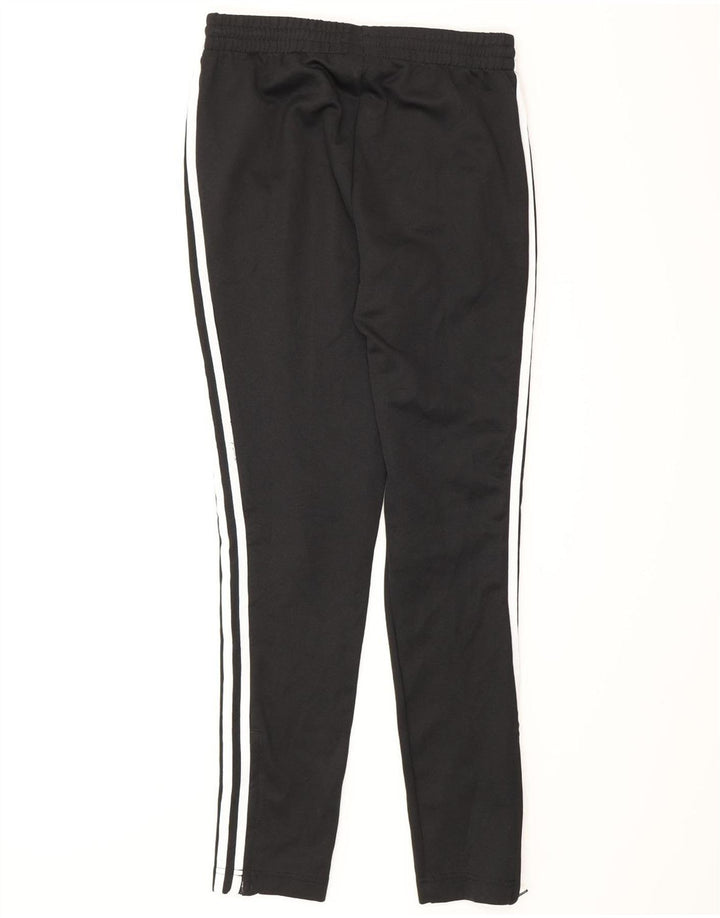 Женские спортивные брюки Adidas UK 8, маленькие черные из полиэстера