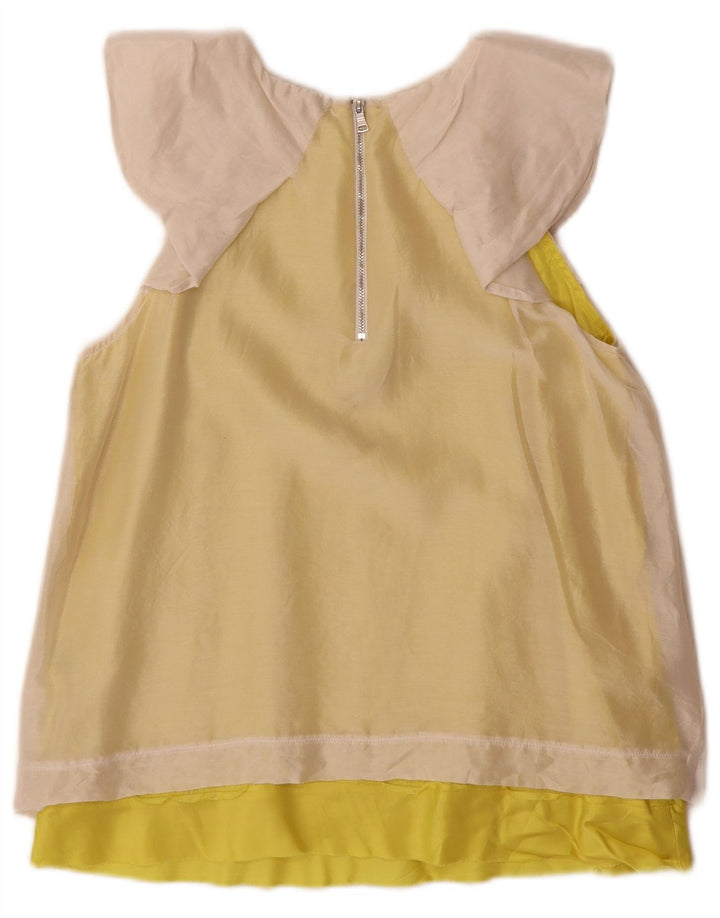 Макс и Ко. Женская блузка Top UK 12 Medium Off White