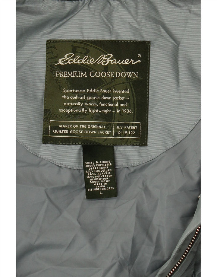 Женский утепленный жилет Eddie Bauer UK 16, большой синий из полиэстера