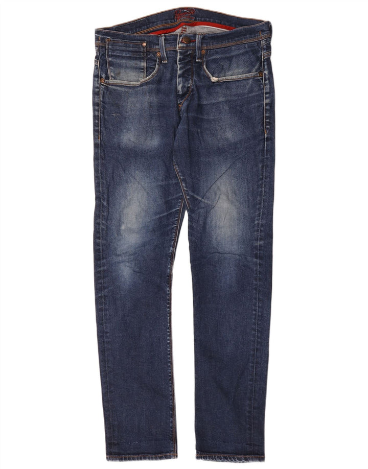 Мужские узкие джинсы Penguin W32 L32, синие, хлопок