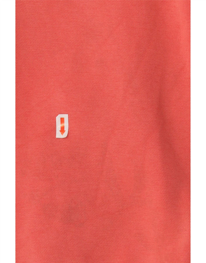 REEBOK Mens Graphic Sweatshirt Jumper Medium Pink Cotton
