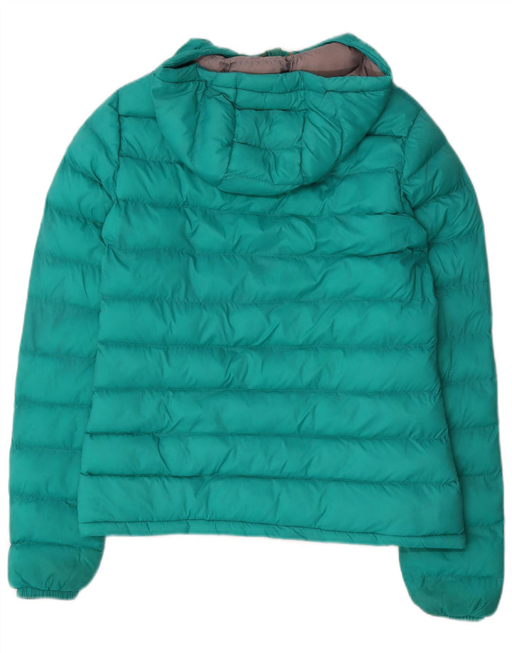 Женская стеганая куртка с капюшоном Mountain Warehouse, Великобритания, 8, маленькая, зеленая, с цветными блоками