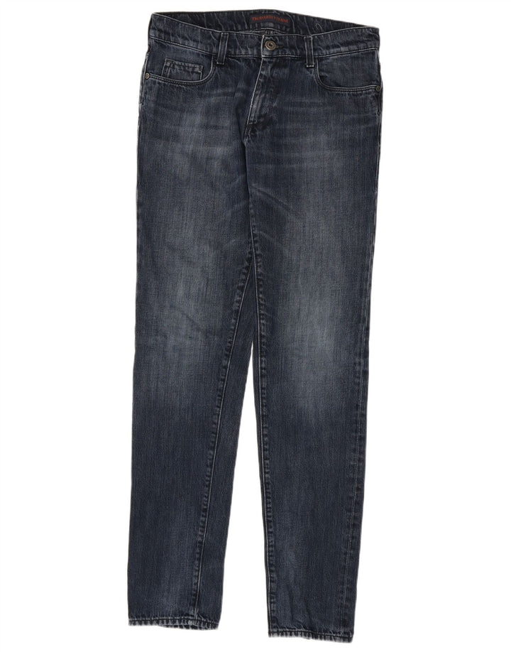 Мужские узкие джинсы Trussardi W32 L34 синие, хлопок