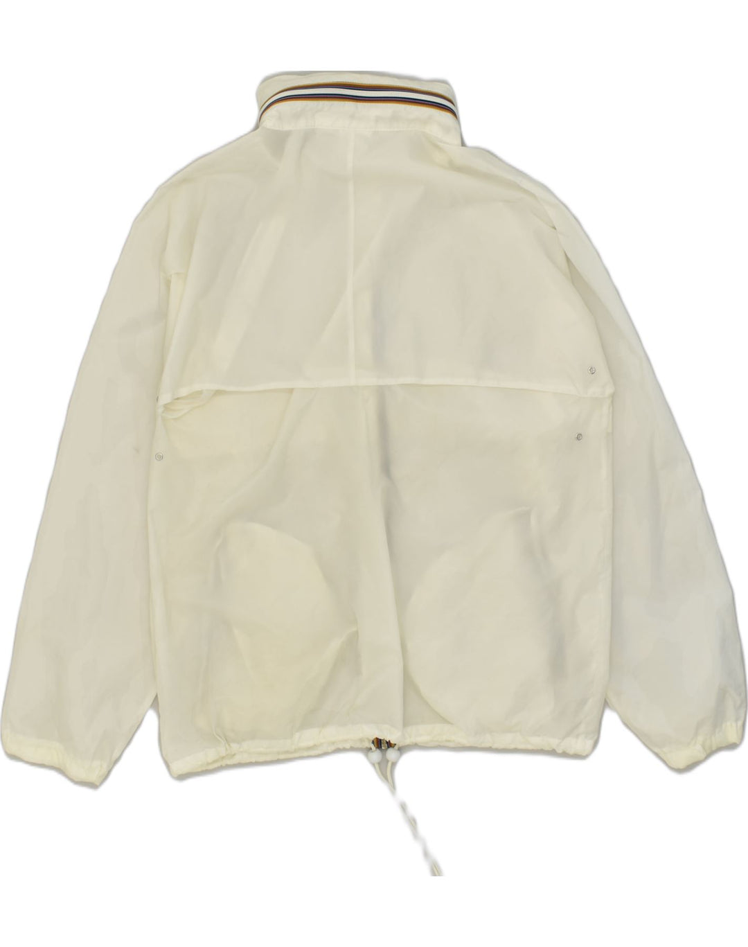 ACTIVE Womens Hooded Rain Jacket UK 20 2XL White Nylon | Vintage Active | Thrift | Second-Hand Active | Used Clothing | Messina Hembry 