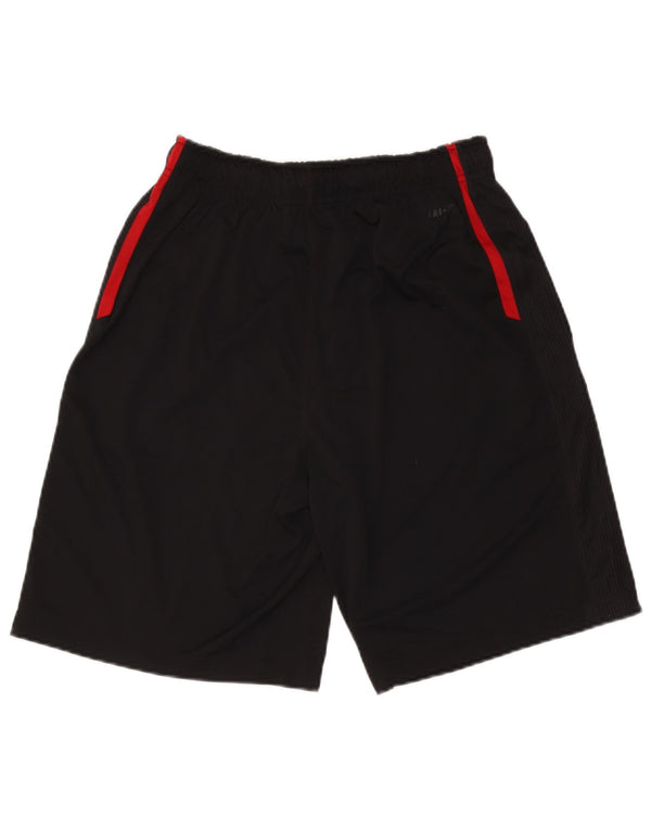 Женские спортивные шорты Nike Dri Fit UK 12, средний черный, полиэстер с цветными блоками