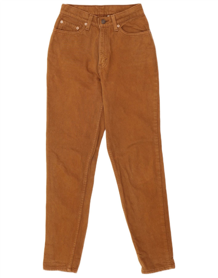 Женские зауженные джинсы LEVI'S 512 Medium W28 L30 Коричневые, хлопок