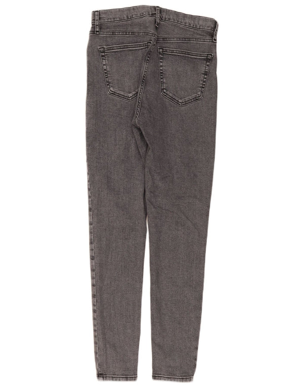 Женские джинсы скинни Topshop Jamie UK 12 Medium W30 L29 Серый хлопок