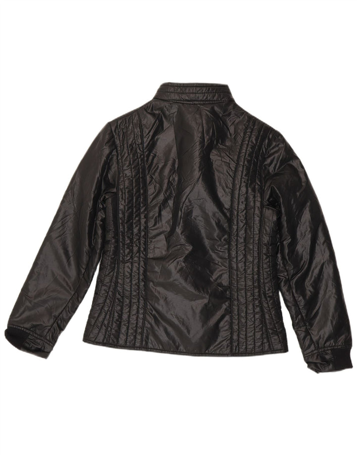 Винтажная женская стеганая куртка IT 48 XL черная