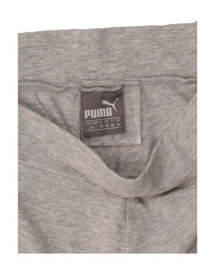 PUMA Womens Graphic Leggings UK 10 Small Grey Cotton Vintage Puma and Second-Hand Puma from Messina Hembry 