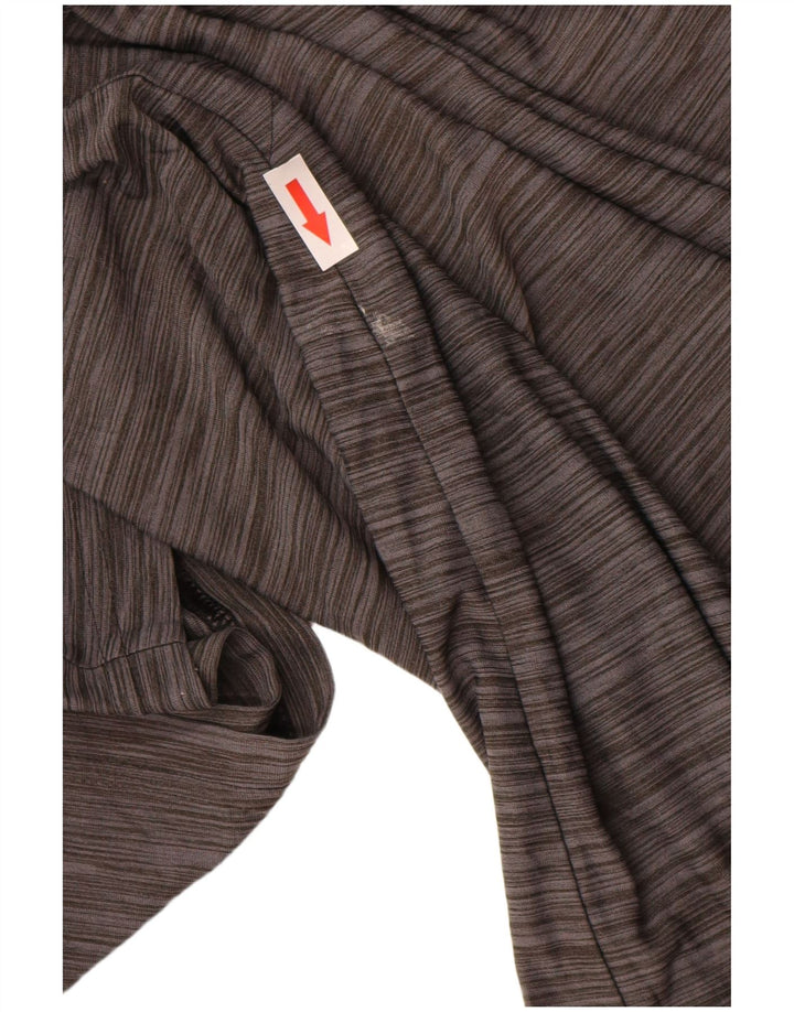 Мужская футболка Adidas Aeroready, большой серый полиэстер с крапинками