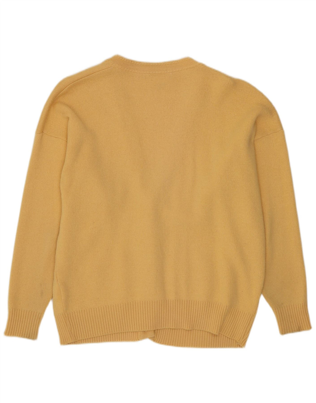 Женский кардиган CASTLE, свитер EU 42, большой желтый акрил