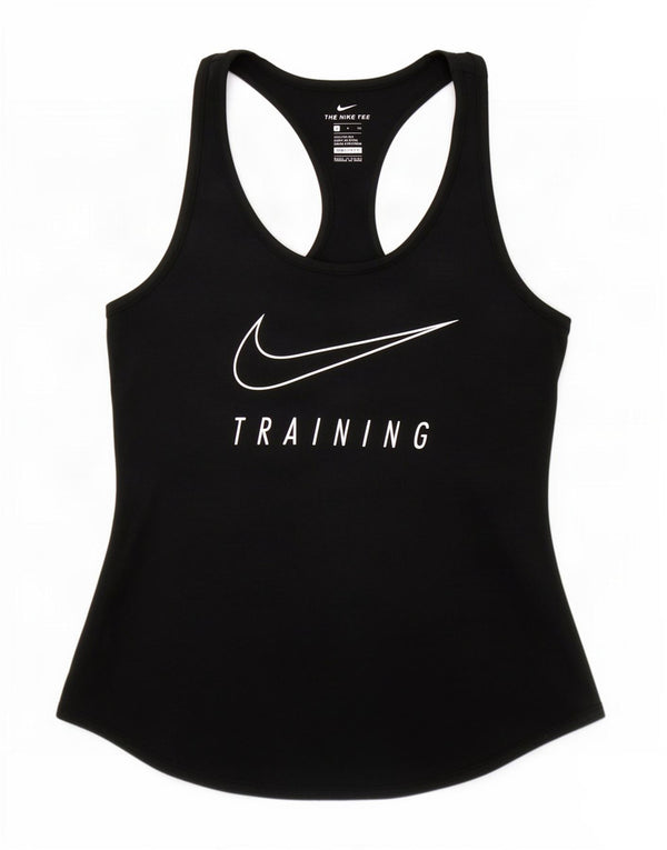 Женский жилет с графическим принтом Nike Dri Fit UK 10, маленький черный полиэстер