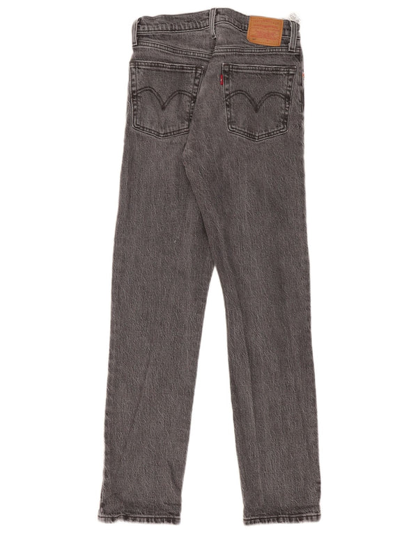 Женские прямые джинсы Levi's 501 W26 L30 серые, хлопок