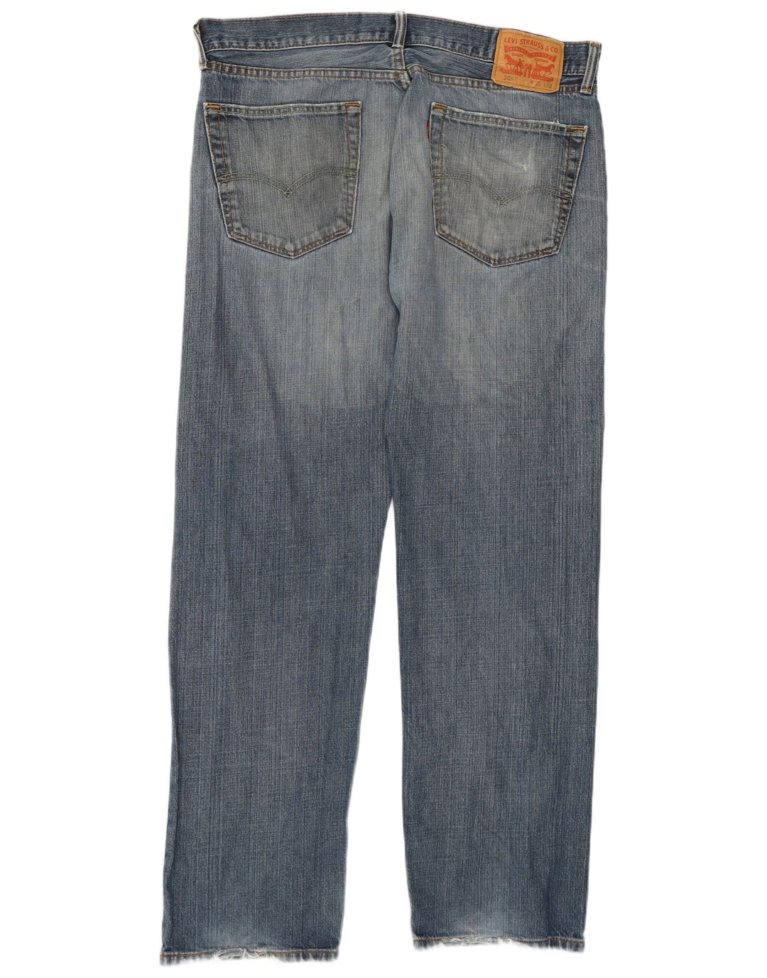 Мужские прямые джинсы Levi's 505 W34 L32 синие, хлопок