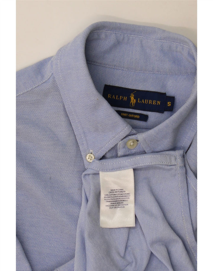 Мужская рубашка Ralph Lauren, маленькая синяя, хлопок