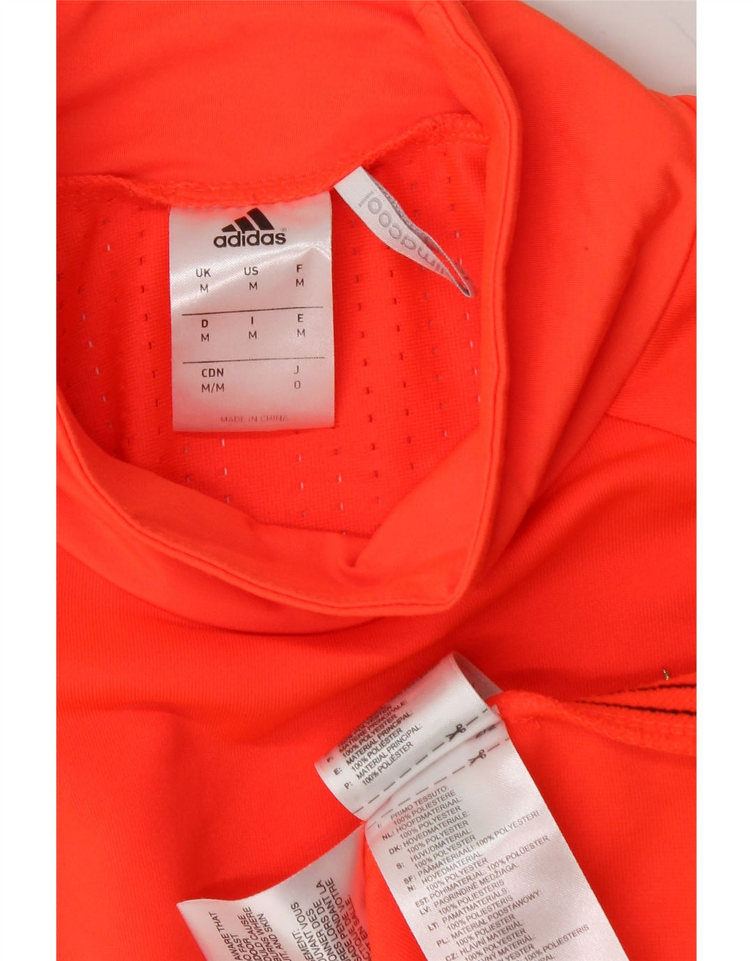 Мужская футболка ADIDAS FC Bayern Munchen с длинными рукавами, средний оранжевый полиэстер