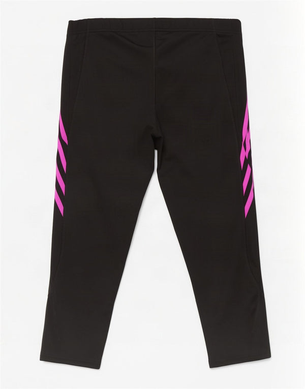 Женские леггинсы-капри Adidas UK 12/14, средний черный полиэстер