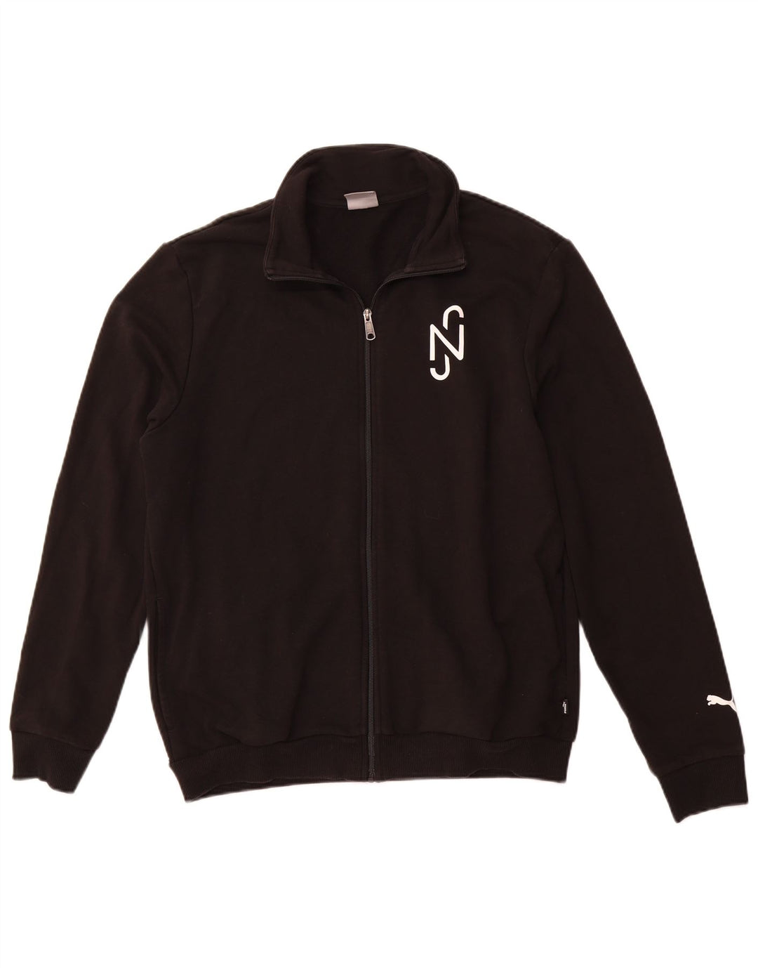 Мужская спортивная куртка с графическим рисунком PUMA, большая черная