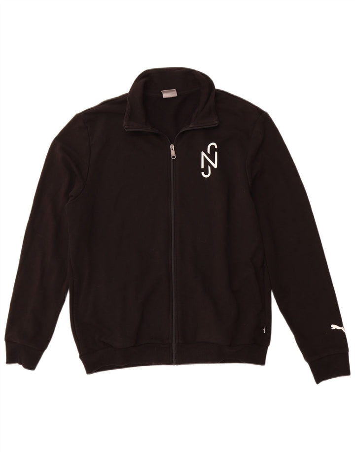 Мужская спортивная куртка с графическим рисунком PUMA, большая черная