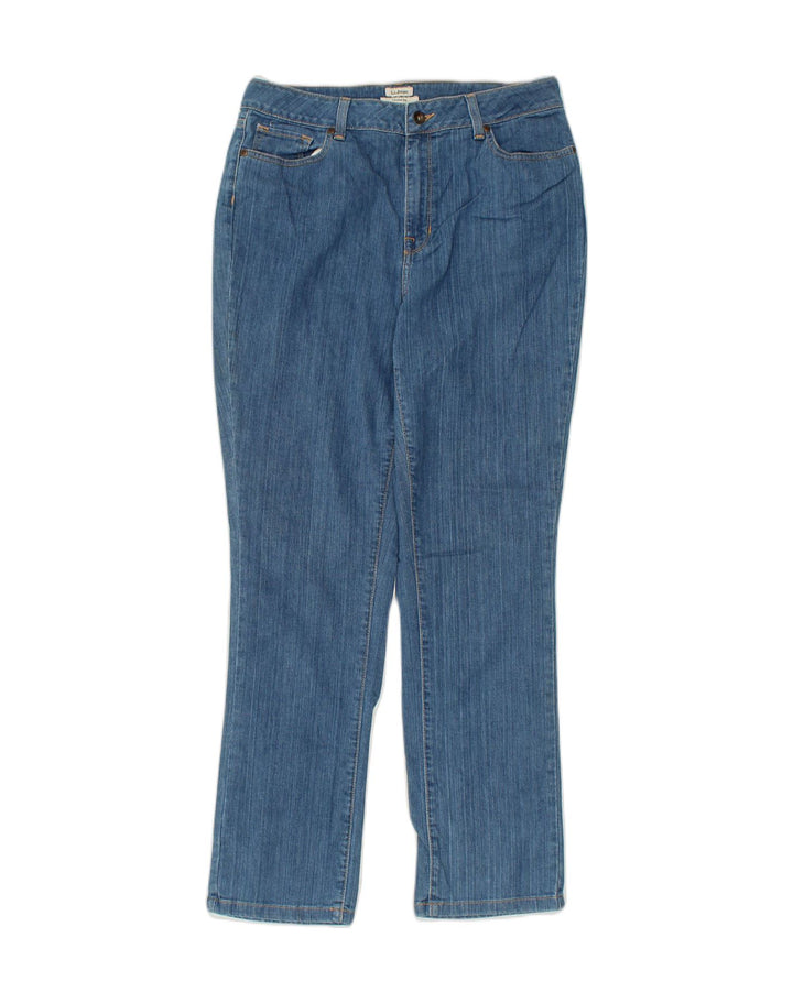 L.L.BEAN Womens Classic Fit Straight Jeans US 12 Large W32 L30 Blue Cotton | Vintage L.L.Bean | Thrift | Second-Hand L.L.Bean | Used Clothing | Messina Hembry 