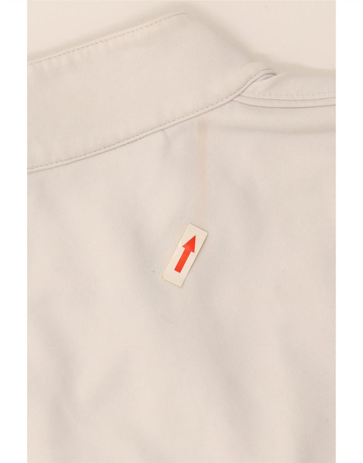 Женская спортивная куртка ASICS UK 14, большой белый полиамид