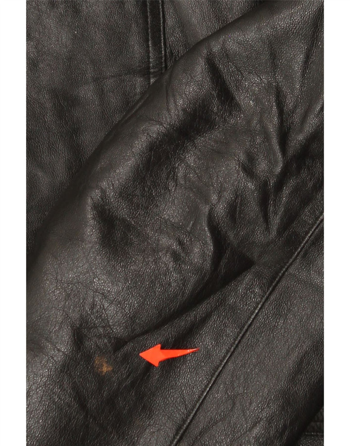 Мужская кожаная куртка Indios IT 52 XL черная кожа