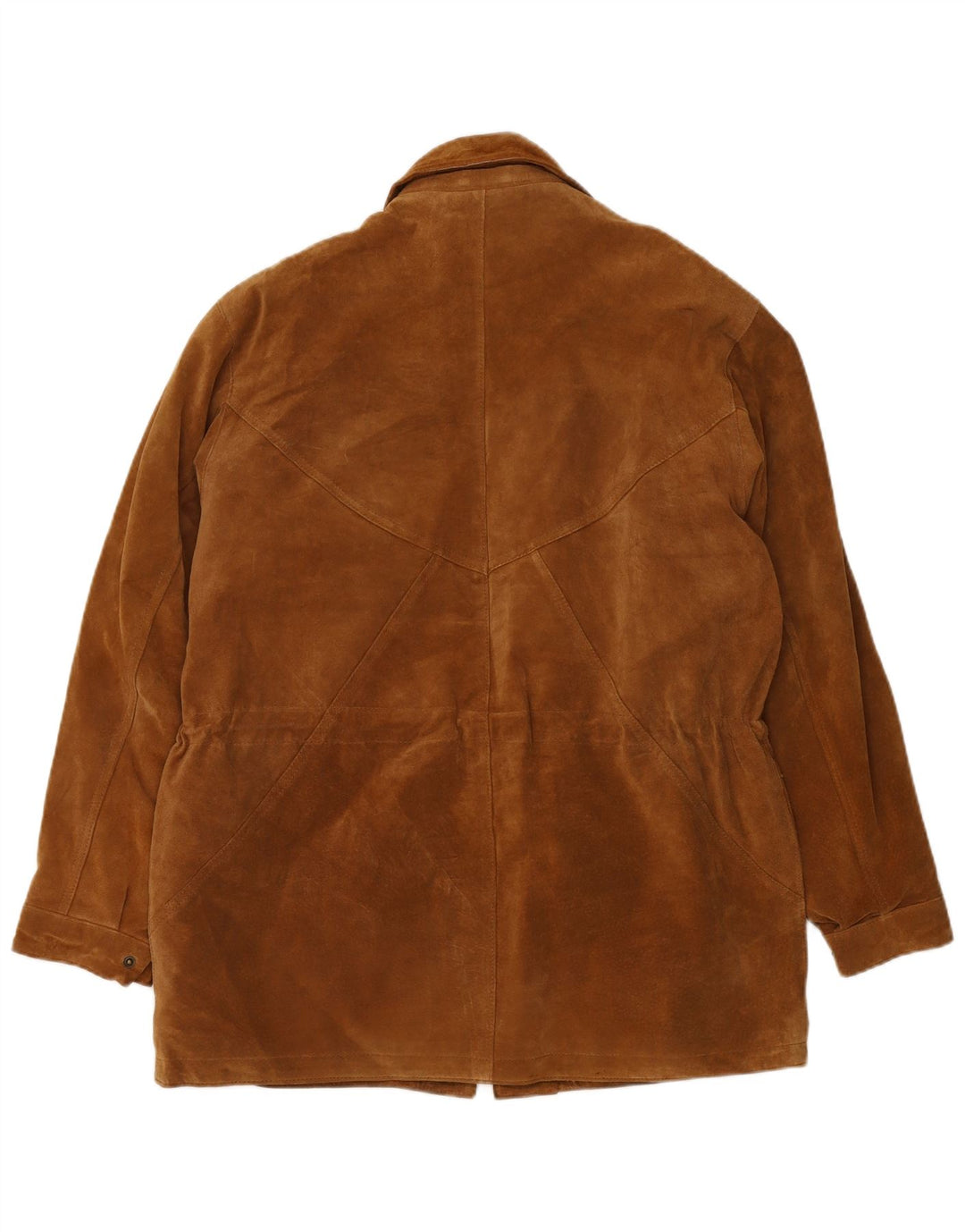 Женская замшевая куртка GV EMPORIO UK 20 2XL коричневая