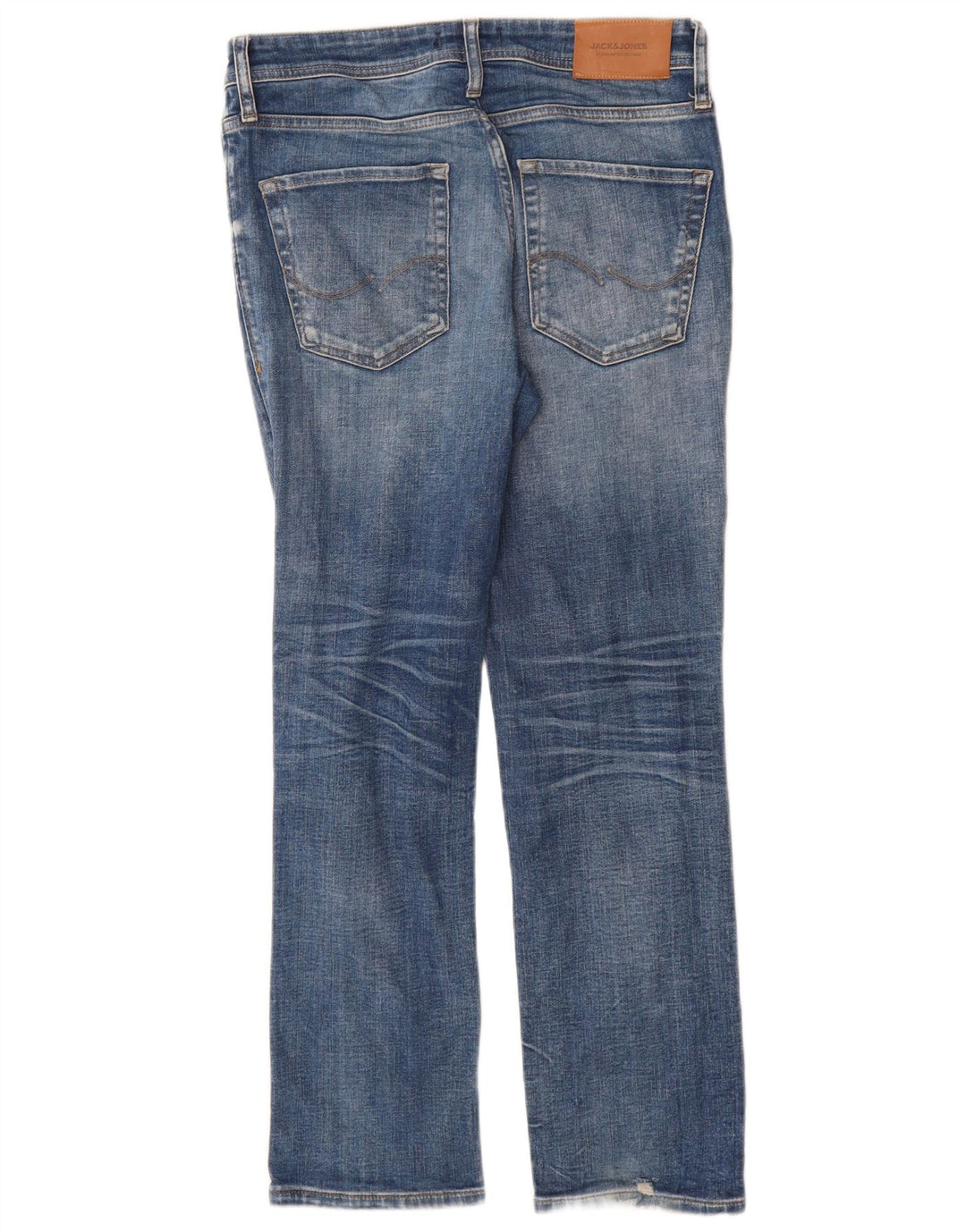 Мужские узкие джинсы Jack & Jones W30 L30, синий хлопок