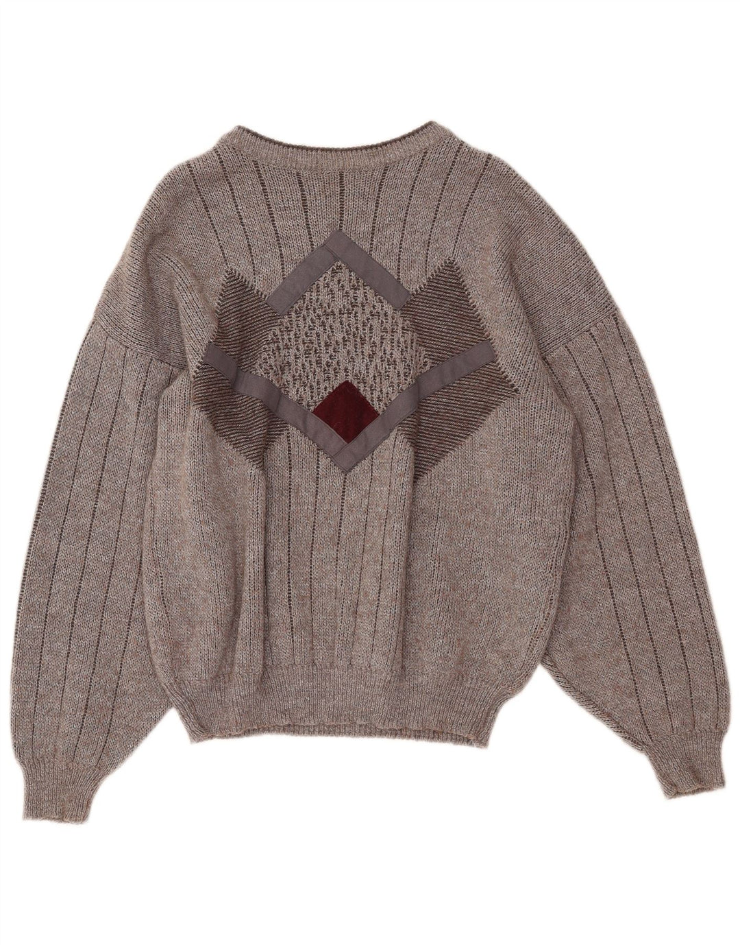 ANGELO LITRICO Мужской свитер с вырезом лодочкой IT 48/50 Средний Серый