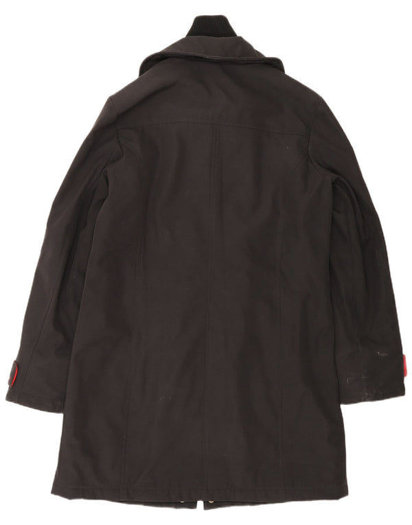 TOMMY HILFIGER Женская ветровка UK 16, большой черный полиэстер