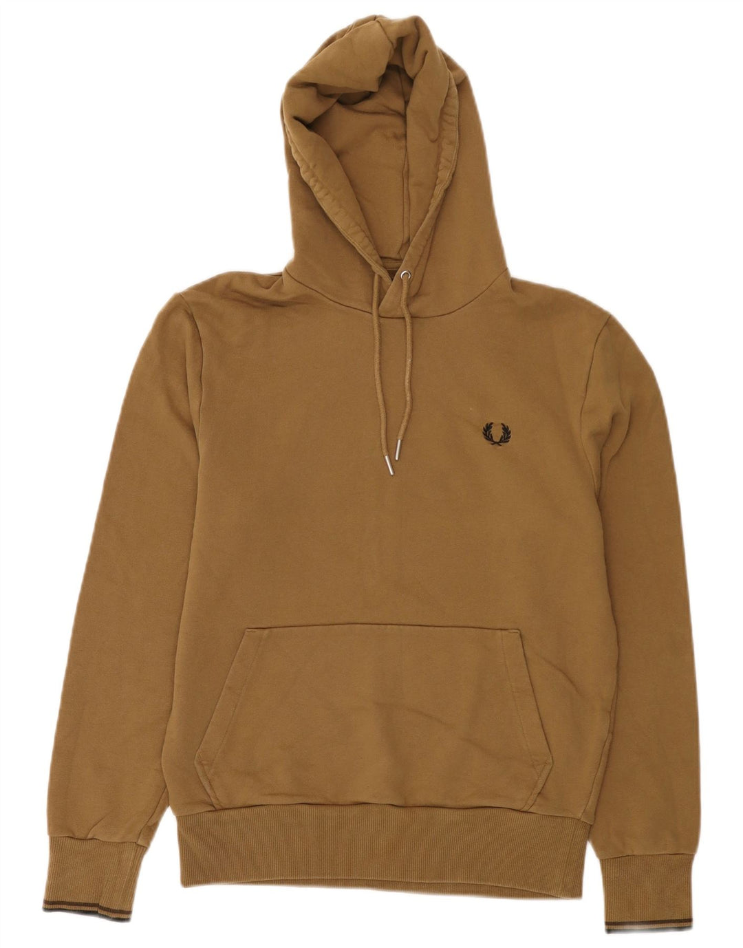 Женский джемпер с капюшоном Fred Perry, маленький бежевый, хлопок