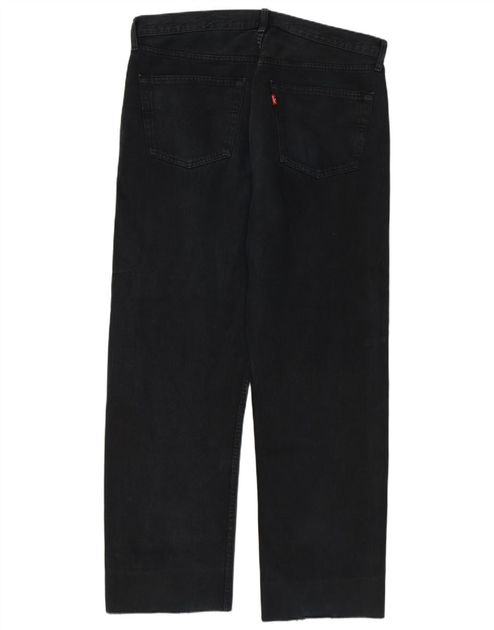 Мужские прямые джинсы Levi's W38 L31, черный хлопок