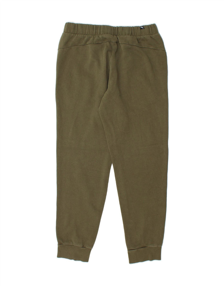 PUMA Mens Graphic Tracksuit Trousers Joggers Medium  Green Cotton Vintage Puma and Second-Hand Puma from Messina Hembry 