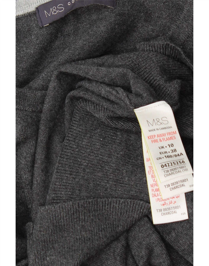 Женский кардиган Marks & Spencer UK 10, маленький серый вискоза