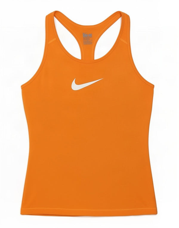 Женский топ с графическим рисунком Nike Dri Fit UK 14, большой желтый