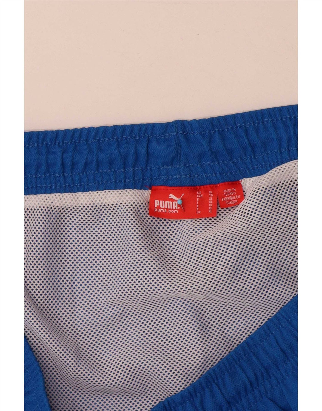 Мужские спортивные шорты с рисунком Puma XL синие