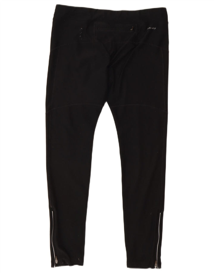 Женские леггинсы Nike Dri Fit UK 16, большие черные полиэстер