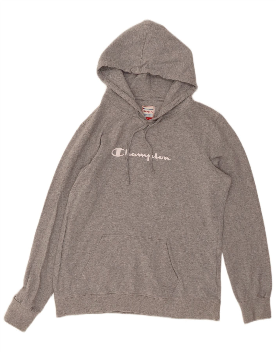 Женский джемпер с капюшоном и графикой CHAMPION Heritage Fit UK 14, большой серый цвет