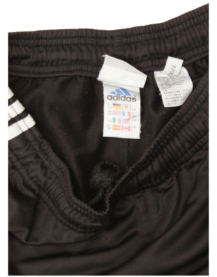 Спортивные брюки Adidas для мальчиков 13-14 лет, черный полиэстер