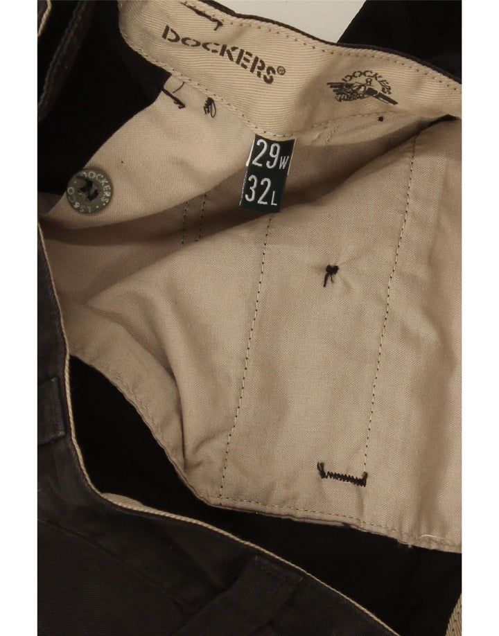 Мужские прямые брюки-чиносы Dockers W29 L32 черные