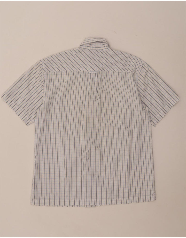 Мужская рубашка с коротким рукавом Ben Sherman, хлопковая синяя клетка среднего размера